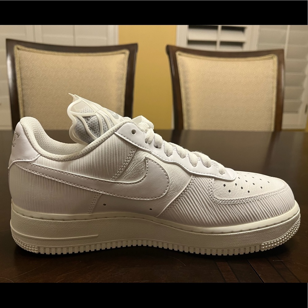 New Nike Air Force 1 White Goddess Sneaker Shoes Size US 10.5 - Picture 7 of 12